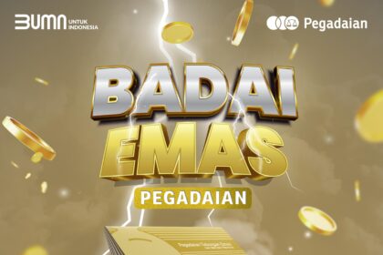 Bank Emas Pegadaian. Pegadaian akan kembali hadirkan program loyalitas bagi para nasabah setianya, Badai Emas Pegadaian 2025. Program undian tahunan ini dimulai pada bulan Mei 2025 hingga akhir Desember 2025, dengan 2 (dua) periode undian.