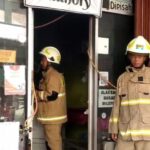 Mesin Pengering Berasap, Laundry, di Lubang Buaya Kebakaran