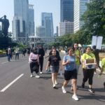 Suasana Car Free Day (CFD) di Jalan Raya Jenderal Sudirman-MH Thamrin, Jakarta. Foto: Dok/ipol.id