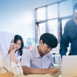 Telkom menghadirkan Pijar Sekolah, platform pendidikan digital yang mendukung belajar online, e-rapor, dan ujian berbasis komputer (CBT). Foto: Telkom Indonesia