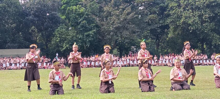 Suasana Jambore Penggalang BPK Penabur 2025 di Bumi Perkemahan Cibubur, Jakarta Timur. Foto/ist