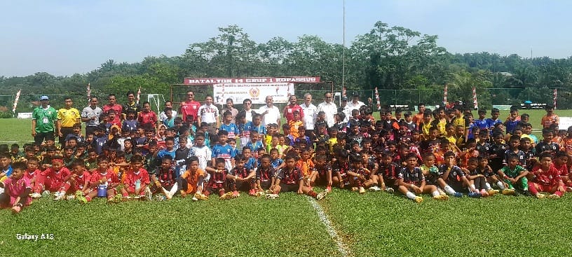 Meriah, di Pembukaan Piala Bergilir Ketua Umum KONI Pusat Ke VI, Menpora, KONI Dan Kopassus Berikan Motivasi. Foto/ist