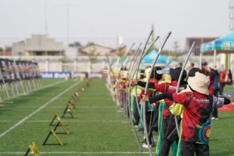 Foto: MilkLife Archery Challenge 2025 Seri 1 yang bergulir pada 9 Mei hingga 11 Mei di Supersoccer Arena, Kudus, Jawa Tengah rampung digelar.
