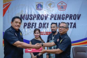 Estepanus Tengko kembali terpilih dalam Musyawarah Provinsi (Musprov) PBFI DKI Jakarta yang digelar di Lantai 4, Gedung KONI DKI Jakarta pada Sabtu, 24 Mei 2025.