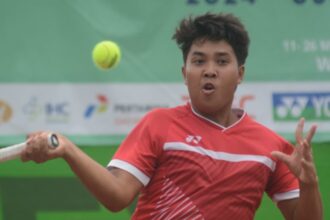 Dua Petenis Tuan Rumah Saling "Bunuh" di Final Tunggal Putra Detec InternationalJunior Championship Seri Pertama. Foto/dok/detec