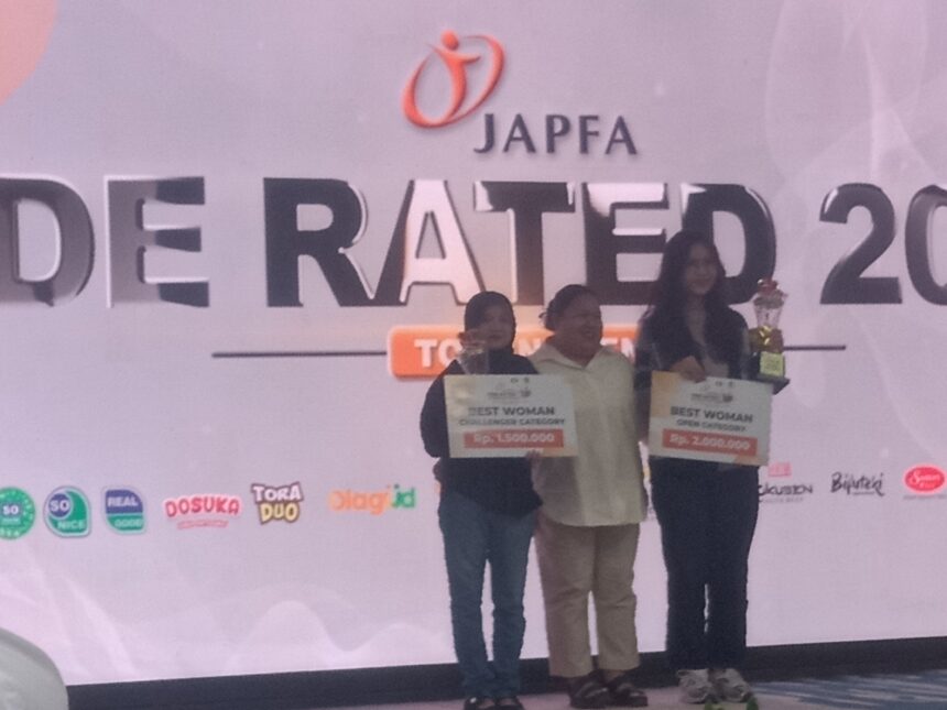 Pecatur cantik Shafira Devi Herfesa Terpilih sebagai Best WomenTurnamen JAPFA FIDE Rated 2025 . Foto/ipol