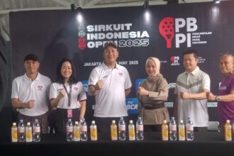 Perkumpulan Besar Padel Indonesia (PBPI) menggelar turnamen nasional cabang olahraga Padel bertajuk Sirkuit Indonesia Open 2025. Foto/ipol