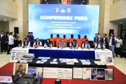 Konferensi Pers di Polda Metro Jaya. Foto: Dok Humas