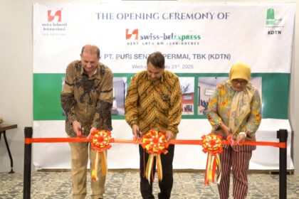 Peresmian Swiss-Belexpress terbaru di Rest Area Heritage KM 260B, ruas Tol Pejagan – Pemalang, Brebes Jawa Tengah. (dok. Swiss-Belhotel International)