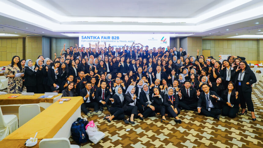 Santika Indonesia Hotels & Resorts sukses gelar Santika Fair B2B Jakarta 2025, 7-8 Mei 2025 di Santika Hotel Kelapa Gading. (dok. Santika Indonesia Hotels & Resorts).