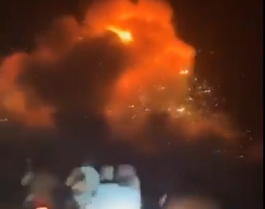India serang Pakistan. Foto: Tangkapan layar video X