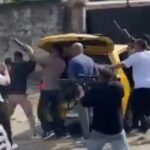 Bentrokan di Kemang. Foto: Tangkapan layar video viral
