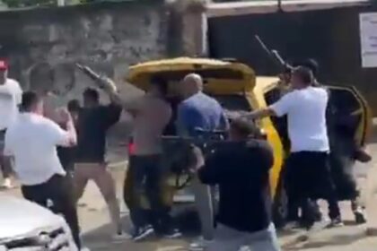 Bentrokan di Kemang. Foto: Tangkapan layar video viral