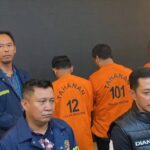 Polda Banten menetapkan tiga tersangka kasus pemalakan. Foto: ipol.id