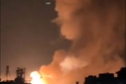 Serangan Israel ke Gaza. Foto Media sosial