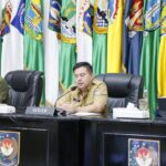 Tomsi saat memimpin Rapat Koordinasi (Rakor) Pengendalian Inflasi Daerah yang berlangsung secara hybrid dari Gedung Sasana Bhakti Praja, Kantor Pusat Kemendagri, Jakarta, Senin (5/5/2025