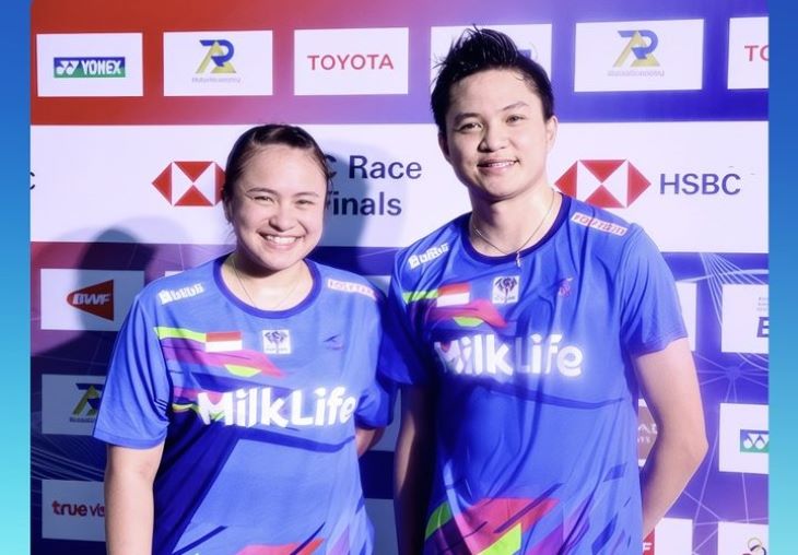 Ganda campuran Bobby Setiabudi-Melati D Oktovianti mengalahkan wakil tuan rumah, Kitipat Karnnithiwat-Kraita Nakthongtip di Thailand Open 2025.