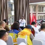 Wamendagri Ribka Haluk saat peresmian tiga gedung fakultas di Institut Pemerintahan Dalam Negeri (IPDN). Foto: Ist