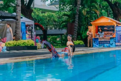Kejuaraan Mermaid & Tari Bawah Air Internasional pertama dan terbesar di Indonesia digelar di Hotel Borobudur Jakarta.