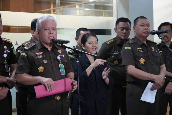 Kapuspenkum Kejaksaan Agung, Harli Siregar (kiri). Foto: Yudha Krastawan/ipol.id