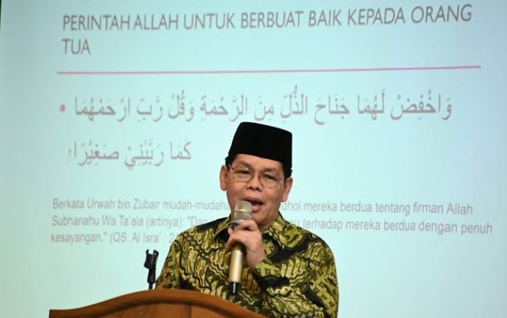 Sekjen MUI, Buya Amirsyah Tambunan, memberikan keterangan sikap MUI terhadap pemakzulan Wapres Gibran Rakabuming Raka.