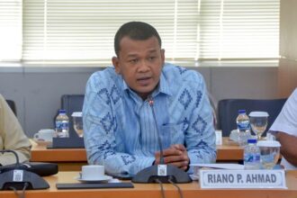 Ketua Umum Bamus Betawi, Riano P Achmad.(Foto dok sekwan DPRD DKI)