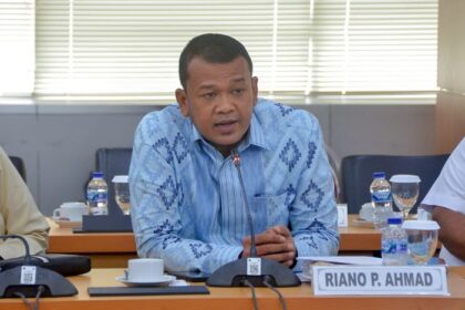 Ketua Umum Bamus Betawi, Riano P Achmad.(Foto dok sekwan DPRD DKI)