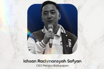 Persiba Balikpapan kehilangan sosok penting untuk selama-lamanya. CEO Persiba Balikpapan, Ichsan Rachmanyah menghembuskan napas terakhir, Jumat (9/5/2025). Foto: IG @persibabpp