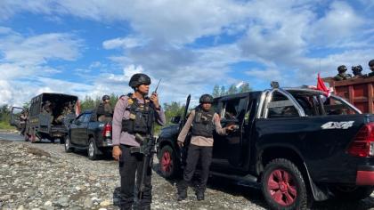 Satgas Damai Cartenz kontak tembak dengan KKB di Puncak Jaya yang mengakibatkan dua personel gugur. (Foto : Humas Polda Papua)