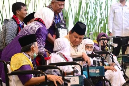 Presiden Prabowo Subianto saat saat Peresmian Terminal Khusus Haji dan Umrah 2F Bandar Udara (Bandara) Internasional Soekarno-Hatta, di Tangerang, Banten, Minggu (4/5/2025). Foto: Setneg