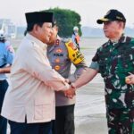 Presiden Prabowo Subianto saat bertolak ke Brunei Darussalam pada Rabu (14/5/2025) (foto: Sekretariat Presiden)