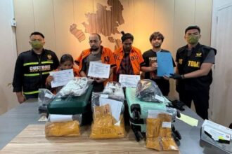 Penyelundupan sabu-sabu melalui Bandara Hang Nadim Batam berhasil digagalkan.
