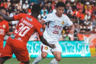 Suasana laga Semen Padang vs Persik Kediri di Liga 1 2024-2025. (Foto: Instagram/persikfcofficial)