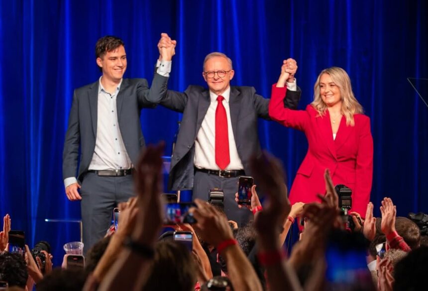 Partai Buruh pimpinan PM Albanese menangi Pemilu Australia. Foto: Instagram @albomp