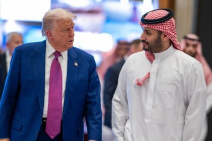 Presiden AS Donald Trump bertemu dengan Putra Mahkota Arab Saudi Mohammed bin Salman. Foto: Instagram @whitehouse