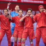 Timnas Futsal Putri Indonesia bekuk Bahrain di AFC Women's Futsal Asian Cup 2025 di HoHhot Sports Centre, Hohhot, China. Foto: PSSI