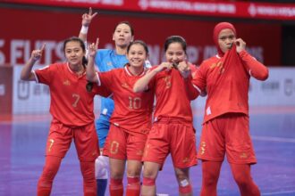 Timnas Futsal Putri Indonesia bekuk Bahrain di AFC Women's Futsal Asian Cup 2025 di HoHhot Sports Centre, Hohhot, China. Foto: PSSI