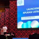 Founder Ustadzku, KH Dr Arif Fahrudin menyampaikan aplikasi ini lahir dari dorongan kuat untuk melakukan pembaruan dalam metode dakwah Islam. Foto: MUI