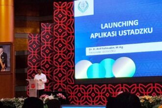 Founder Ustadzku, KH Dr Arif Fahrudin menyampaikan aplikasi ini lahir dari dorongan kuat untuk melakukan pembaruan dalam metode dakwah Islam. Foto: MUI