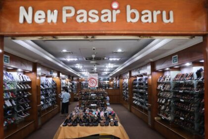 Ilustrasi pertokoan di tempat perbelajaan Pasar Baru, Jakpus.(Foto dok pemprov)