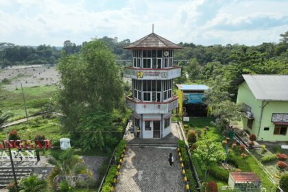 Tampak udara salah satu fasilitas infrastruktur publik yang dibangun Kementerian Pekerjaan Umum (PU). (Dok Kementerian PU)