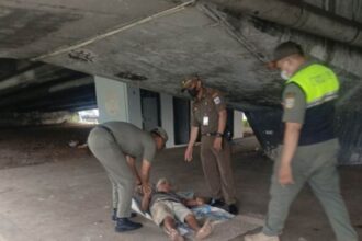 Pemerlu Pelayanan Kesejahteraan Sosial (PPKS) terjaring Operasi Bina Tertib Praja 2025 digelar Satpol PP Jakarta Timur, Rabu (25/6/2025). Foto: Ist