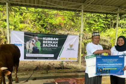PT Permodalan Nasional Madani (PNM) menyalurkan hewan kurban ke berbagai wilayah tertinggal, terdepan, dan terluar