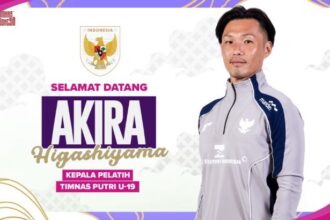 Akira Higashiyama, pelatih Timnas Putri Indonesia U-19. Foto: PSSI