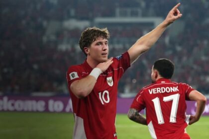 Ole Romeny mencetak gol ke gawang Timnas China pada pertandingan Kualifikasi Piala Dunia 2026 putaran ketiga Grup C di Stadion Utama Gelora Bung Karno, Jakarta, Kamis (5/6/2025). Foto: Instagram @timnasindonesia