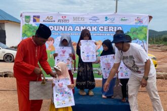 Tanamkan Nilai Persatuan dan Keberagaman Sejak Dini Dalam rangka memperingati Hari Lahir Pancasila dan Hari Anak Internasional, Artha Graha Peduli melalui PT Makmur Elok Graha menggelar kegiatan kebersamaan di kawasan Perumahan Rempang Eco City (REC).