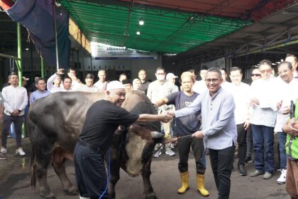 Pegadaian salurkan hewan kurban. Foto: Ist