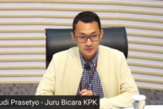 Juru Bicara KPK, Budi Prasetyo. Foto: Live streaming YT @kpkri