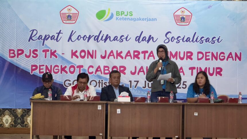 BPJS Ketenagakerjaan Pluit, KONI Jakarta Timur, MoU Lindungi Atlet, Pekerja Olahraga