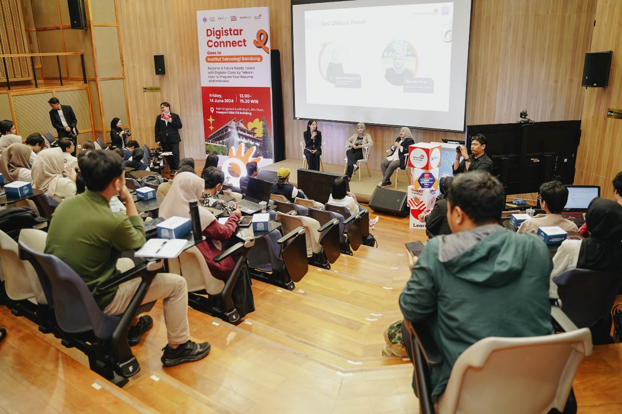 Program Digistar Connect yang dilaksanakan sepanjang tahun 2024-2025 yang digelar di berbagai kampus ternama. Foto: Telkom Indonesia